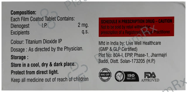 Dee NYL 2mg Tablet 10s