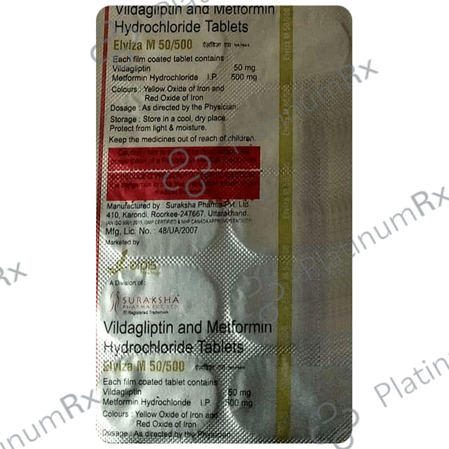 Elviza M 50/500 Tablet