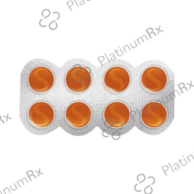 Strepsils Medicated Throat Flavour Orange Lozenges 8s