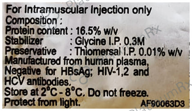 Bharglob 16.5% Injection 2ml