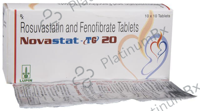 Novastat TG 160/20mg Tablet 10s