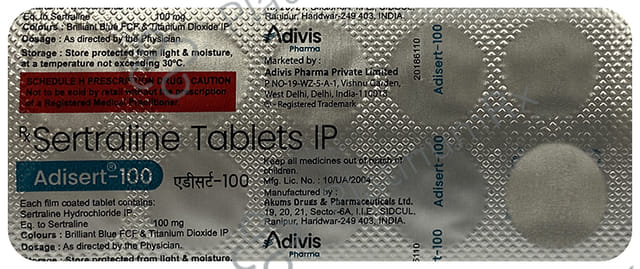 Adisert 100 Tablet 10s