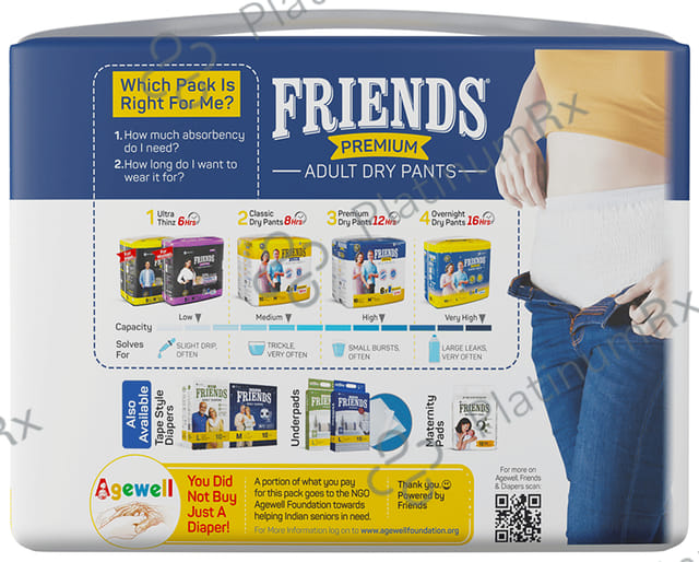 Friends Premium Adult Dry Pants Medium 10s