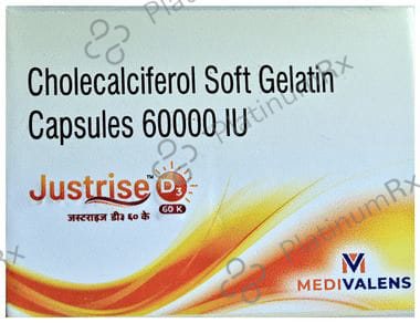 Justrise D3 60K Softgels
