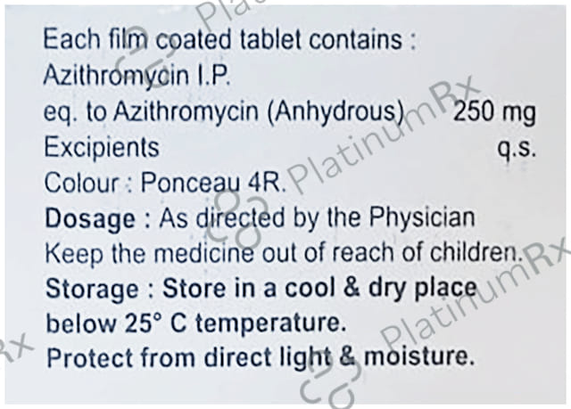 Zithrokk 250mg Tablet