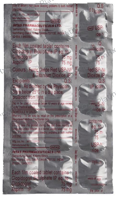 Preva AS 75/75mg Tablet 15s