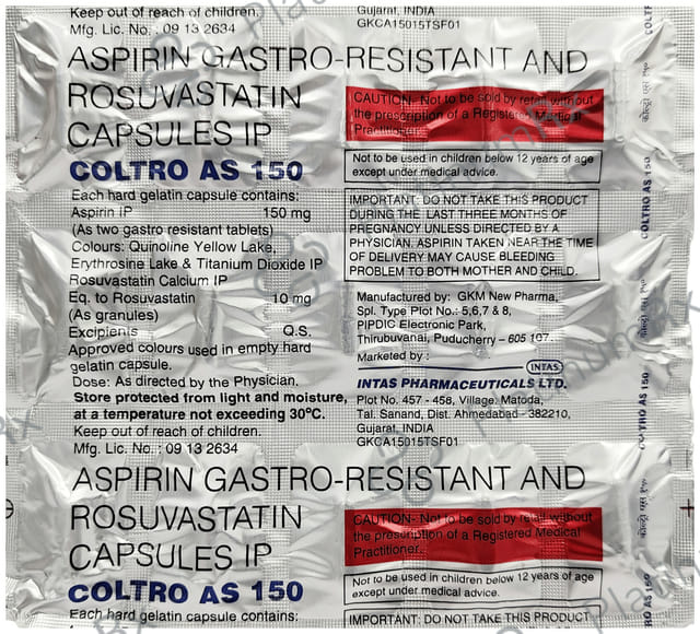 Coltro AS 150mg Capsule 15s