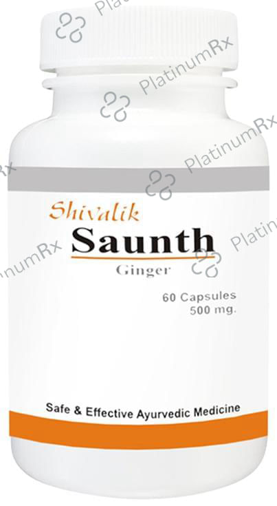 Shivalik Herbals Saunth 500mg Capsule Pack of 2