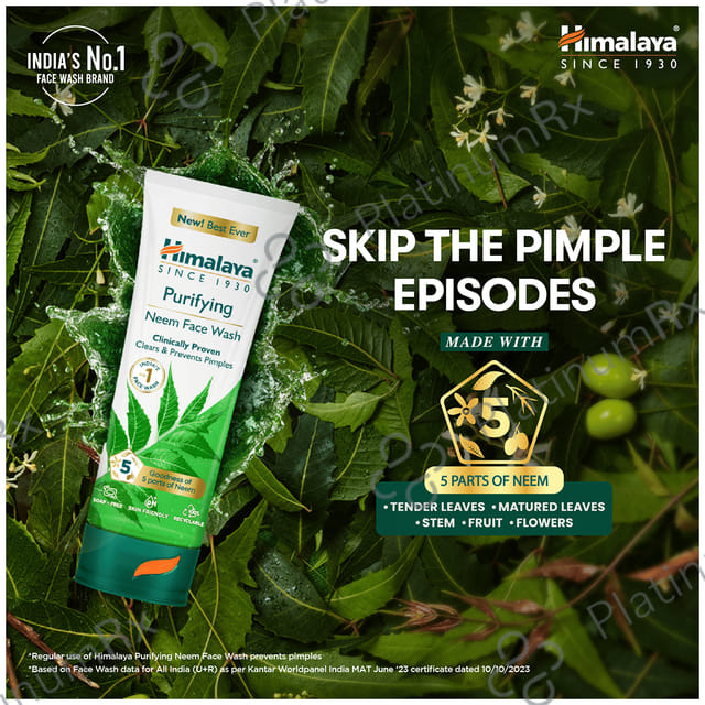 Himalaya Herbals Purifying Neem Face Wash 200ml