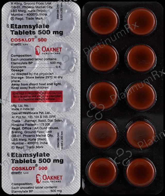 Cosklot 500mg Tablet 10s
