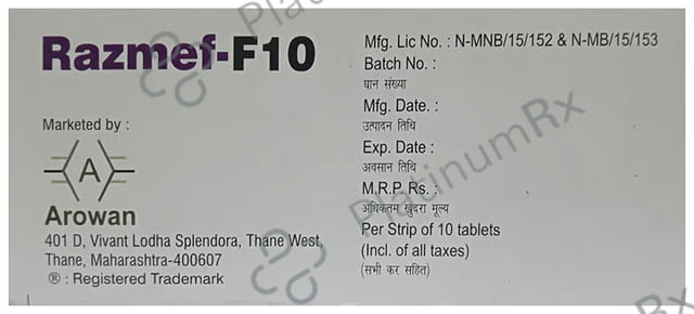 Razmef-F 10 Tablet
