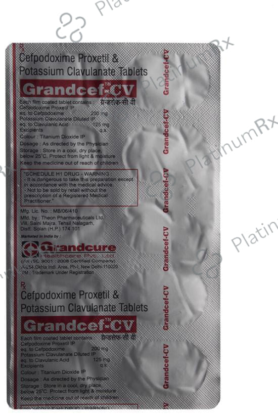 Grandcef-CV Tablet