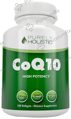 Purely Holistic CoQ10 High Potency Softgel