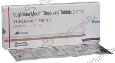 Voglistar MD 0.3mg Tablet 10s