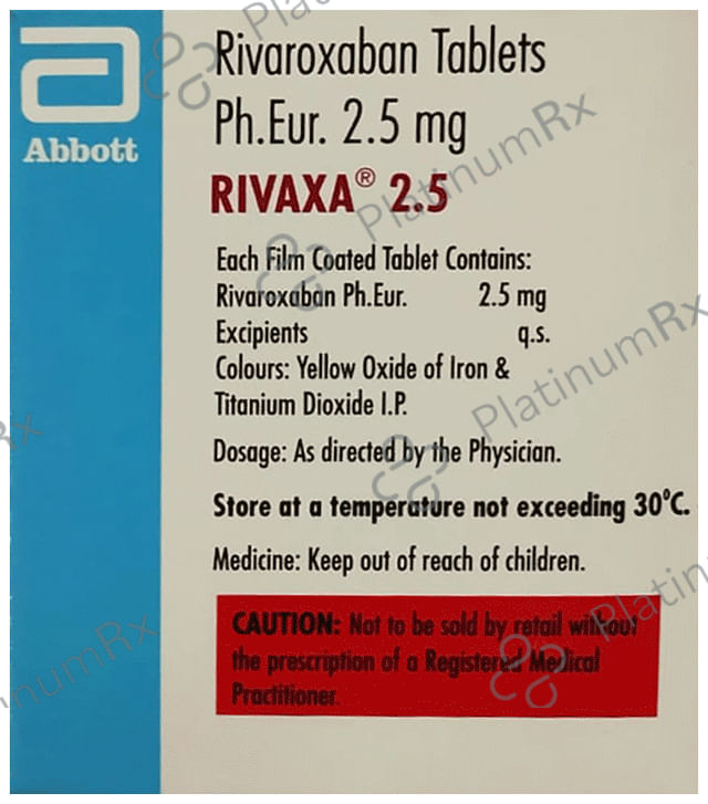 Rivaxa 2.5mg Tablet 15s