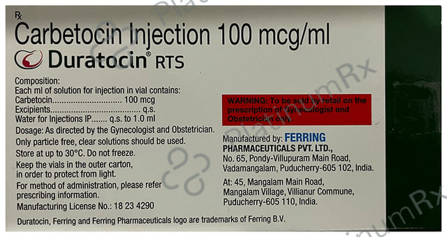 Duratocin RTS Injection