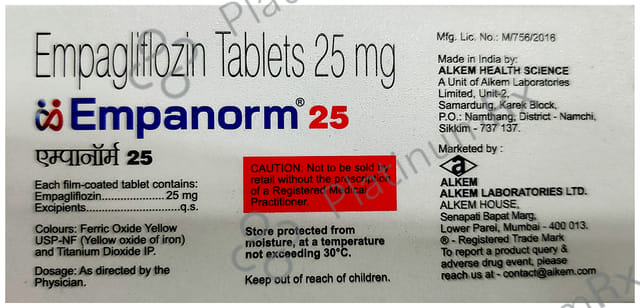 Empanorm 25mg Tablet 10s