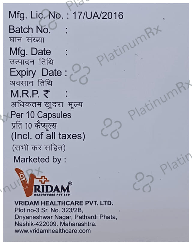 Atodam Gold 10/75/75mg Capsule 10s