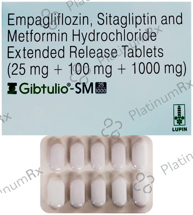 Gibtulio SM 25/1000mg Tablet 10s