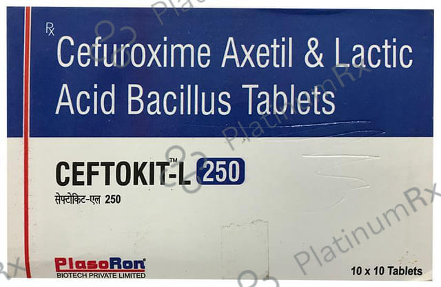 Ceftokit L 250mg Tablet 10s