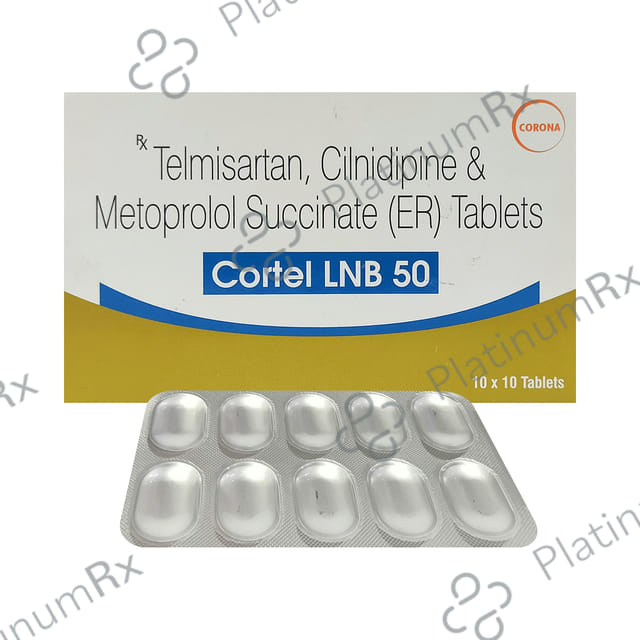 Cortel LNB 10/50/40mg Tablet 10s