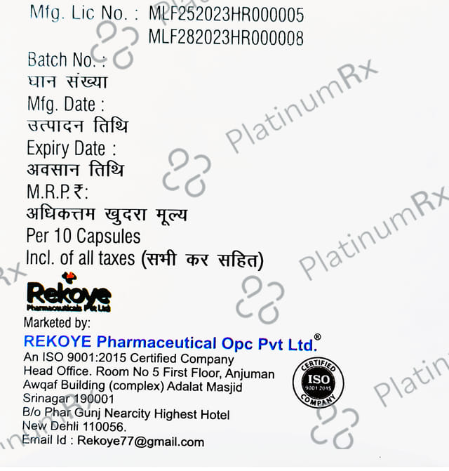 Parezin DSR 30/40mg Capsule PR 10s