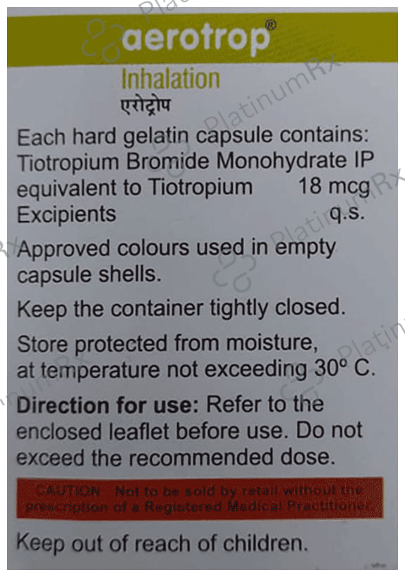 Aerotrop 18mcg Inhalation 30s