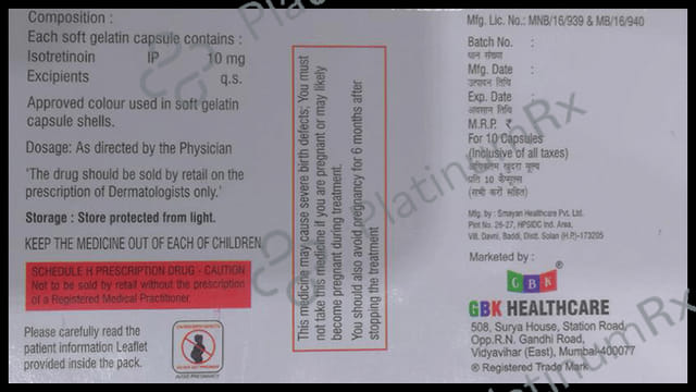 Isoperio 10mg Capsule 10s