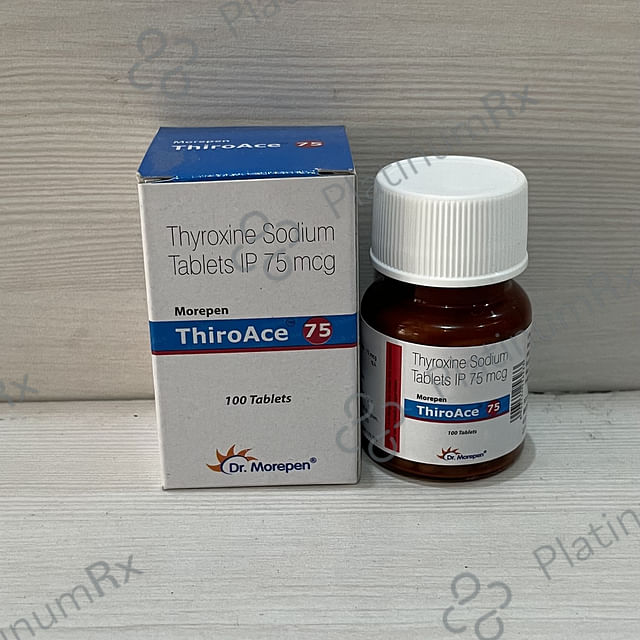 Thiroace 75mcg Tablet 100s