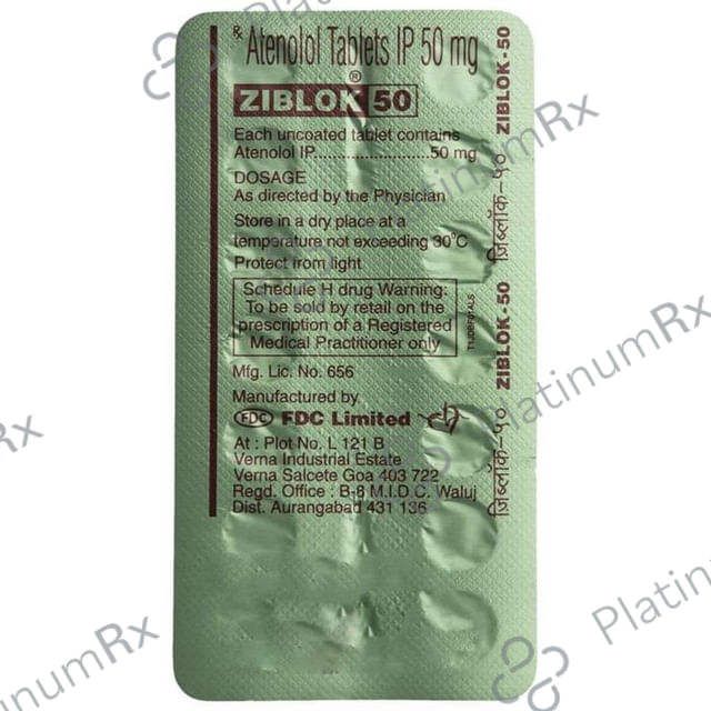 Ziblok 50mg Tablet 14s