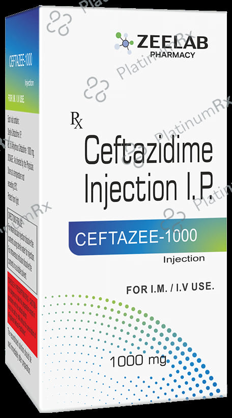Ceftazee 1000mg Injection 1s