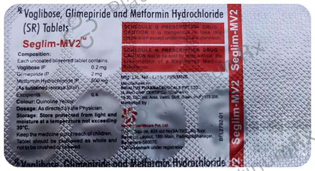 Seglim MV 2/500/0.2mg Tablet 10s