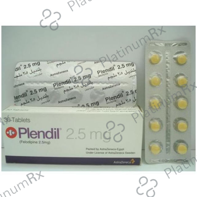 Plendil 2.5mg Tablet ER