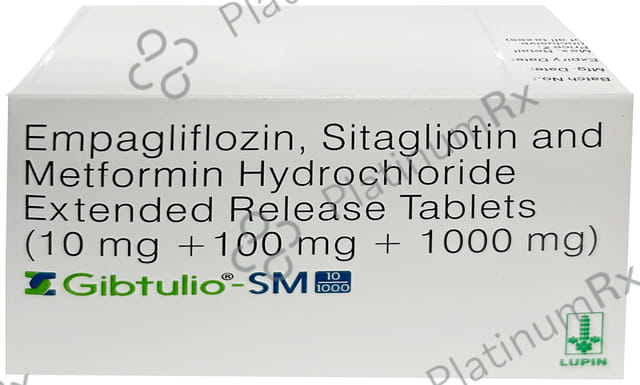 Gibtulio SM 10/1000mg Tablet ER 10s