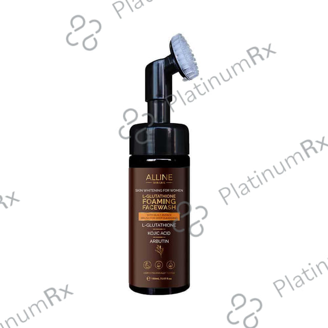 Alline L-Glutathione Foaming Face Wash for Women