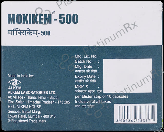 Moxikem 500mg Capsule