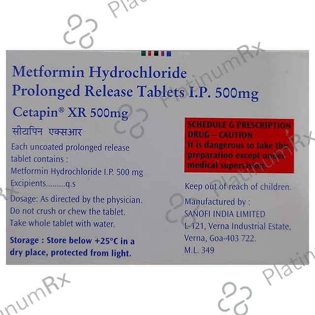 Cetapin XR 500mg Tablet 20s