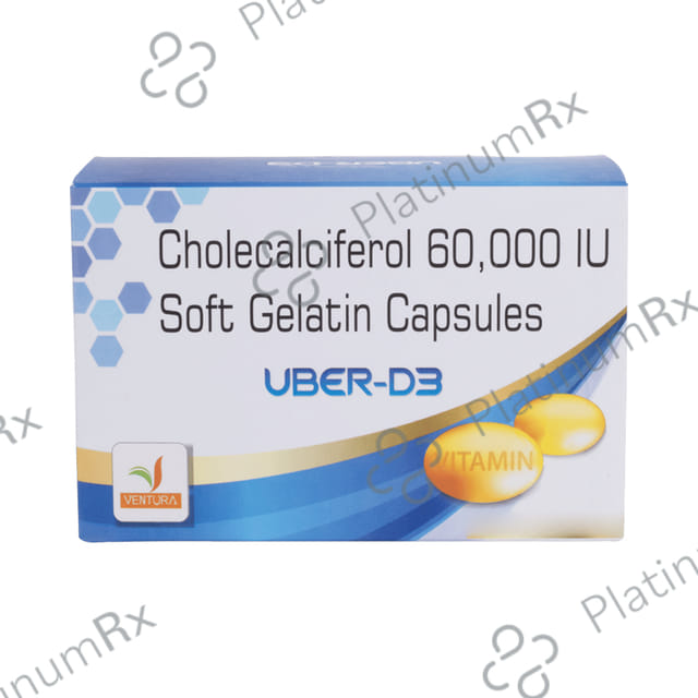 Uber D3 Soft Gelatin Capsule 4s