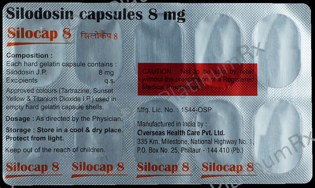 Silocap 8mg Capsule 10s