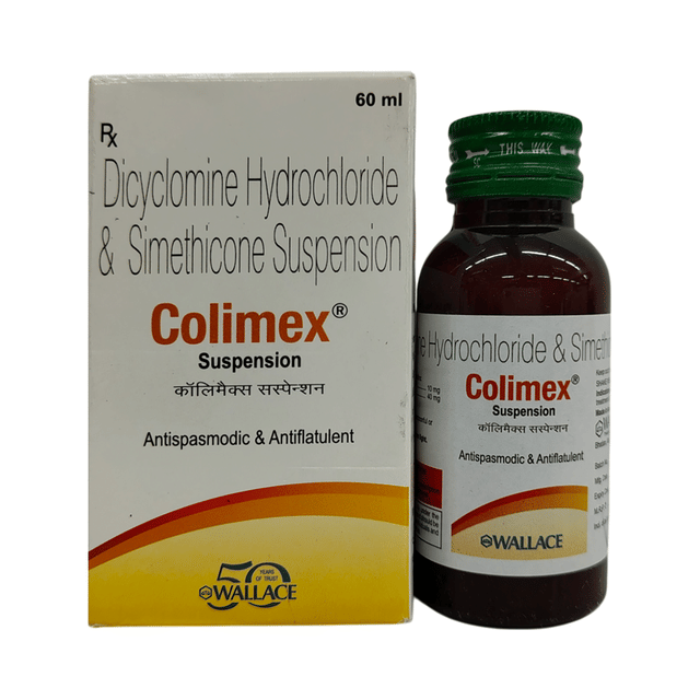 Colimex 10/40mg Suspension 60ml