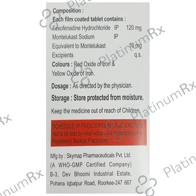 Migron FX 120/10mg Tablet 10s