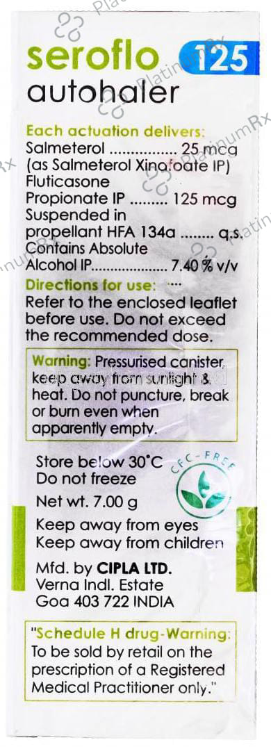 Seroflo 125 Autohaler 200MDI