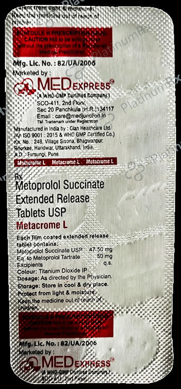 Metacrome L Tablet ER