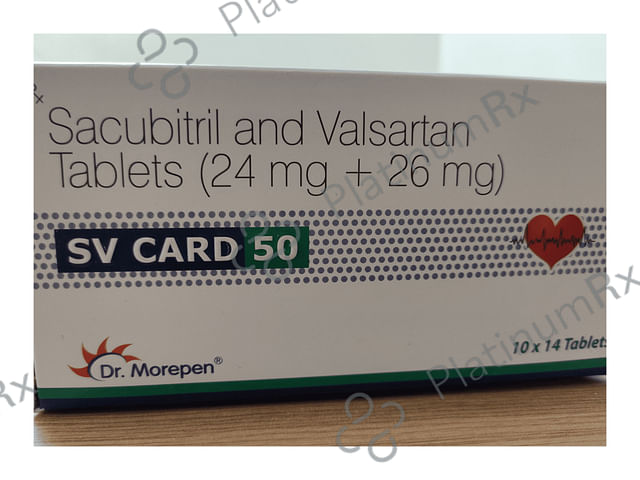 SV Card 26/24mg Tablet 14s