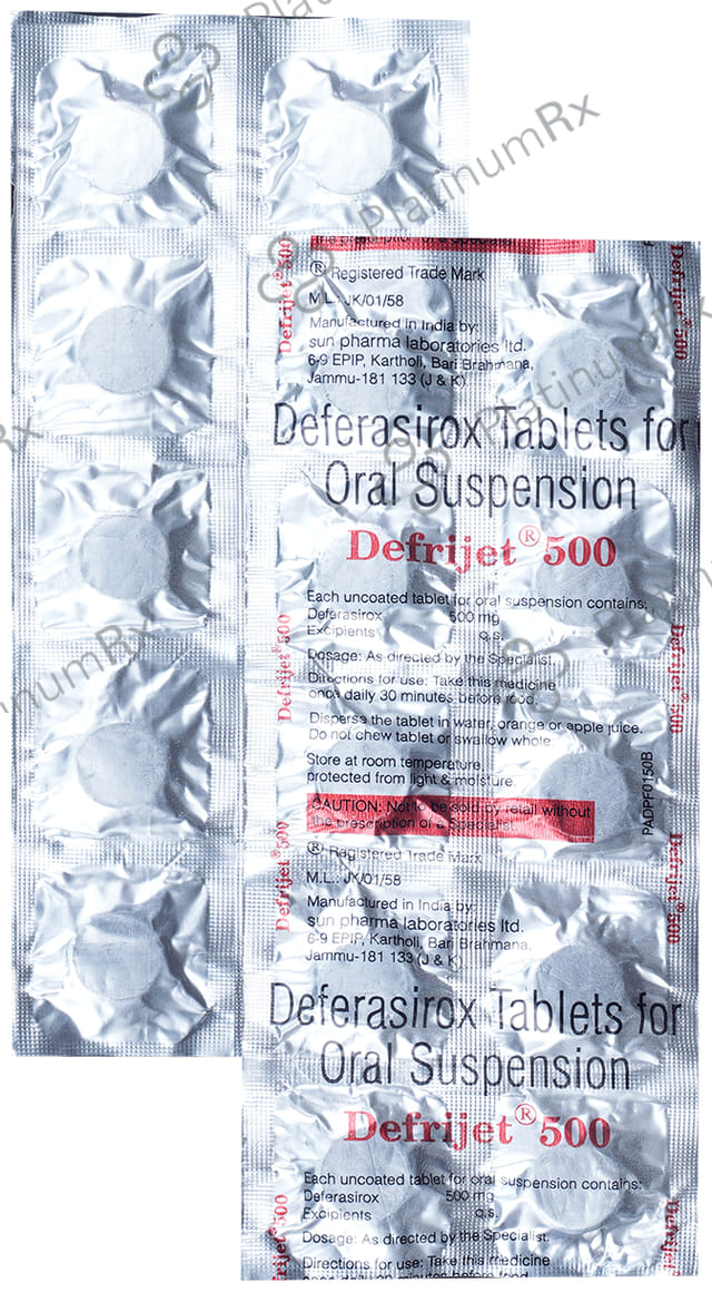 Defrijet 500mg Tablet 10s
