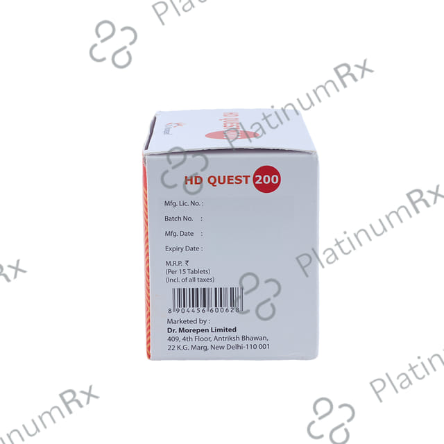 HD Quest 200mg Tablet 15s
