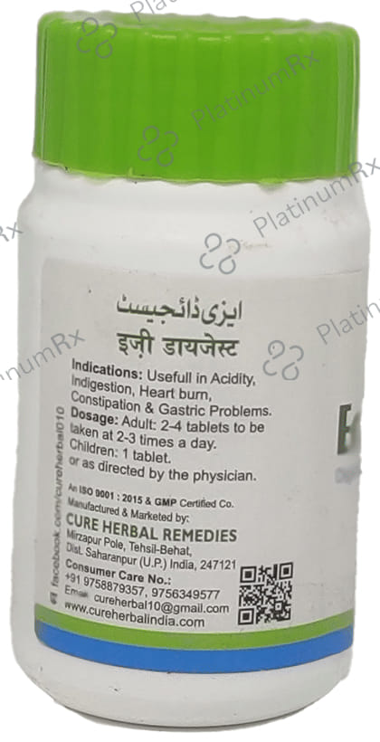 Cure Herbal Remedies Easy Digest Tablet