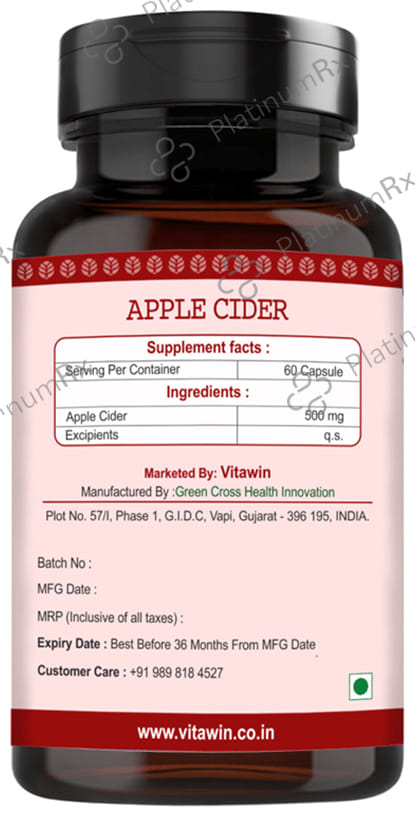 Vitawin Apple Cider Vegetarian Capsule