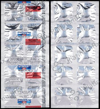Moxclav DS 400/57mg Tablet 10s