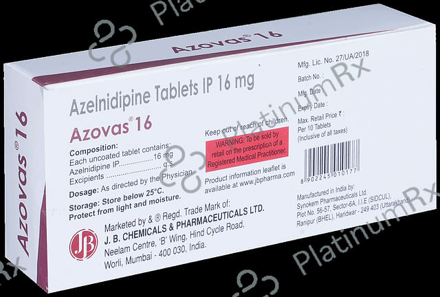 Azovas 16mg Tablet 10s